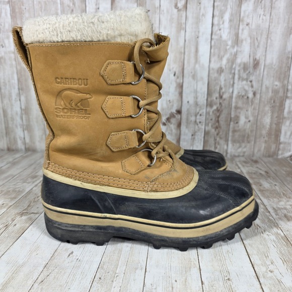 Sorel Caribou Women's Boots Size 9 Waterproof Insulated Winter Snow Boots - Picture 1 of 7